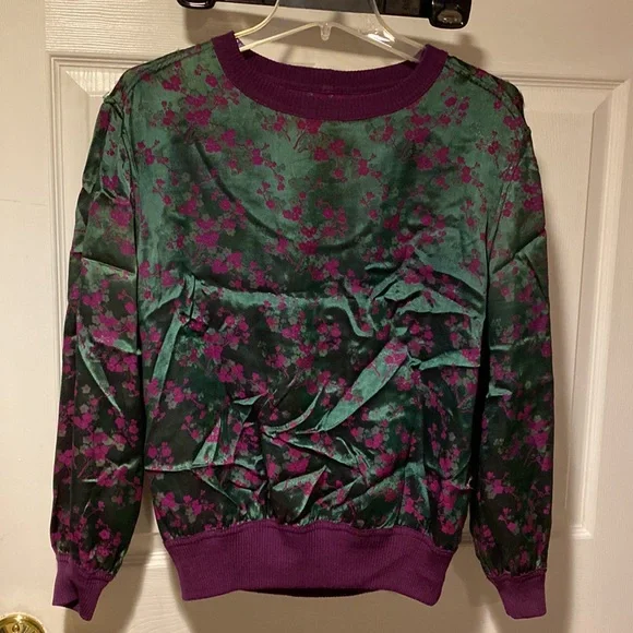1970’s vintage Charlotte Ford Silk Reversible Pullover S P E C T A C U L A R !!! - Picture 2 of 9